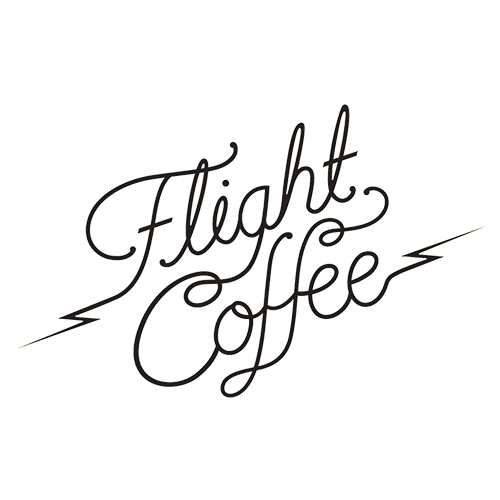 Flight Coffee Logo Bean Merchant