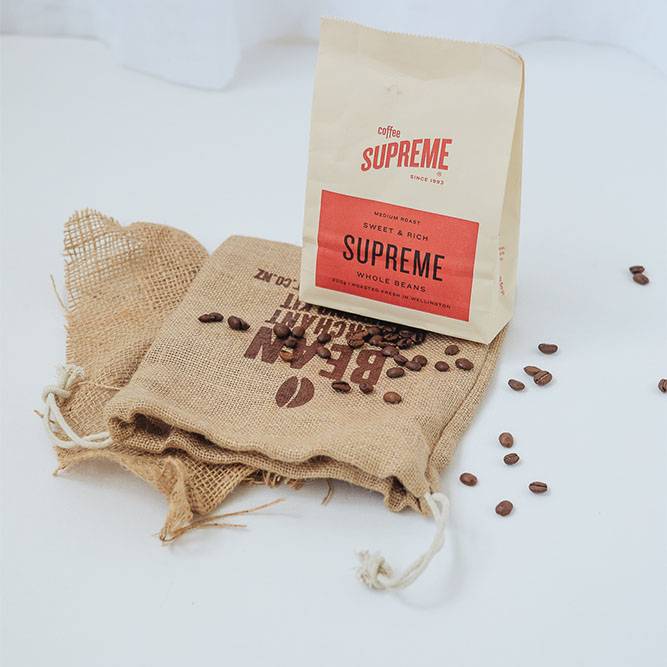 This is an image of NZ's best coffee beans delivered to you by Bean Merchant